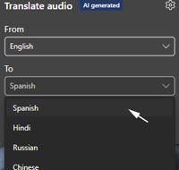 MS Edge traduce idiomas